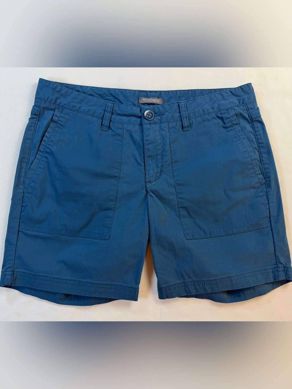 Toad & Co Teal Bristlecone Shorts Size 6
